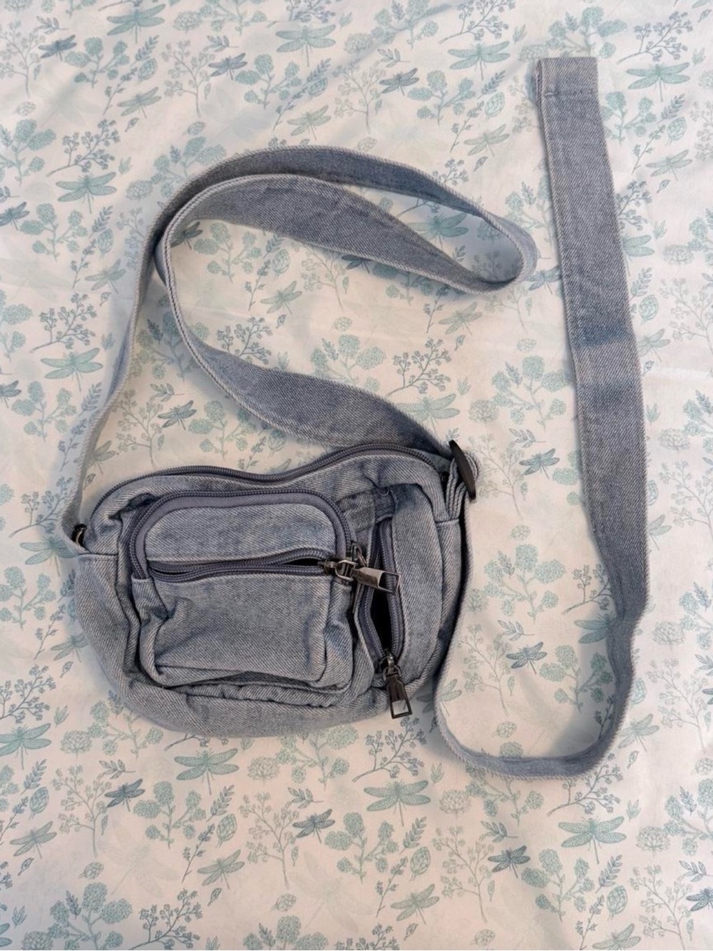 Everyday Light Blur Jean Crossbody Bag for Women